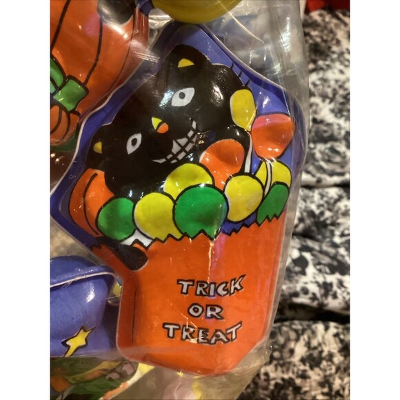 VINTAGE Ullman Halloween Fillable Plastic Party Favors Treat Boxes 2 Sealed Sets - Picture 12 of 16